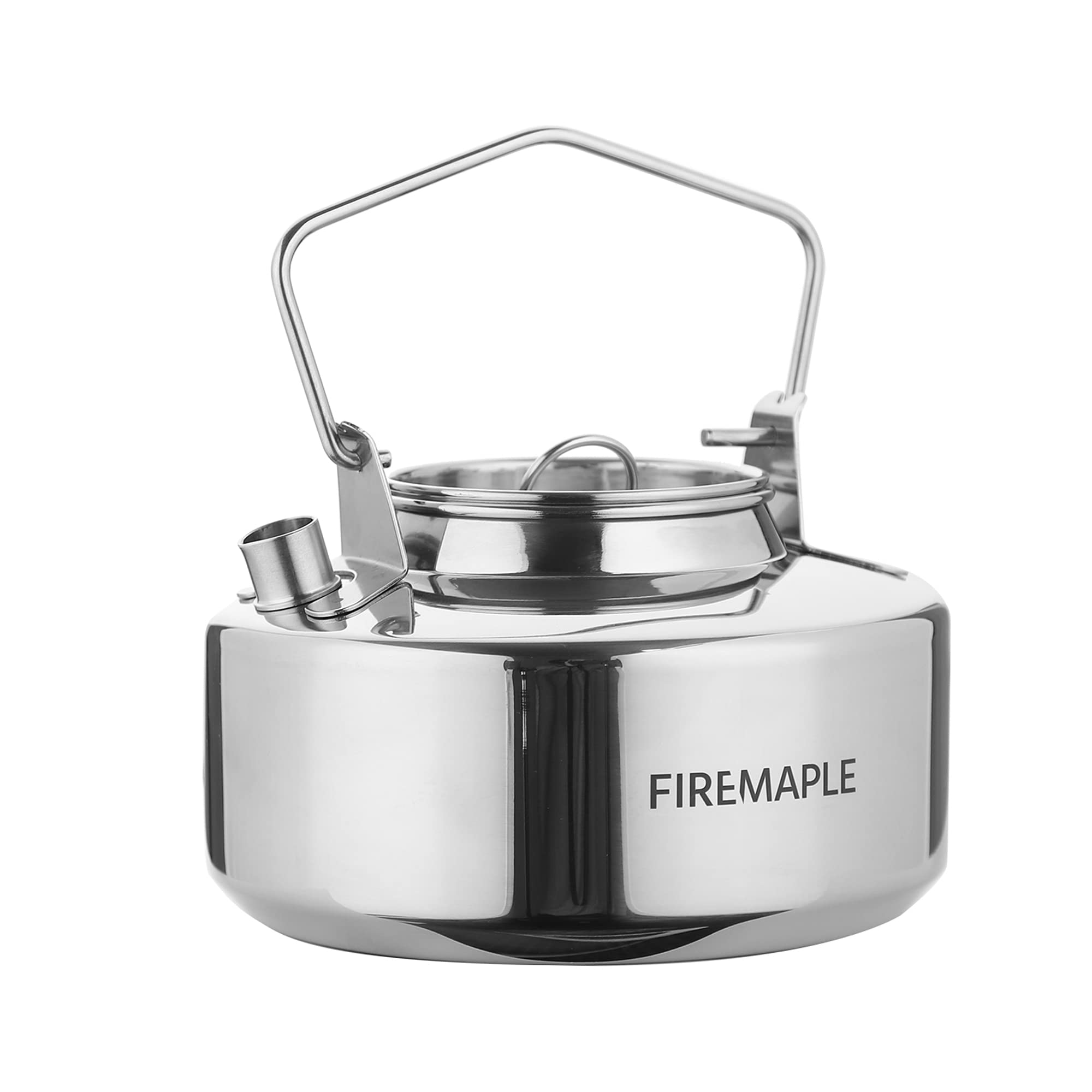 Fire-Maple Antarcti Portable 1.2 Liter Lightweight Stainless Steel Camping Kettle | Durable and Portable Camp Tea Pot | Ideal for Bushcraft and Outdoor Campfire Use