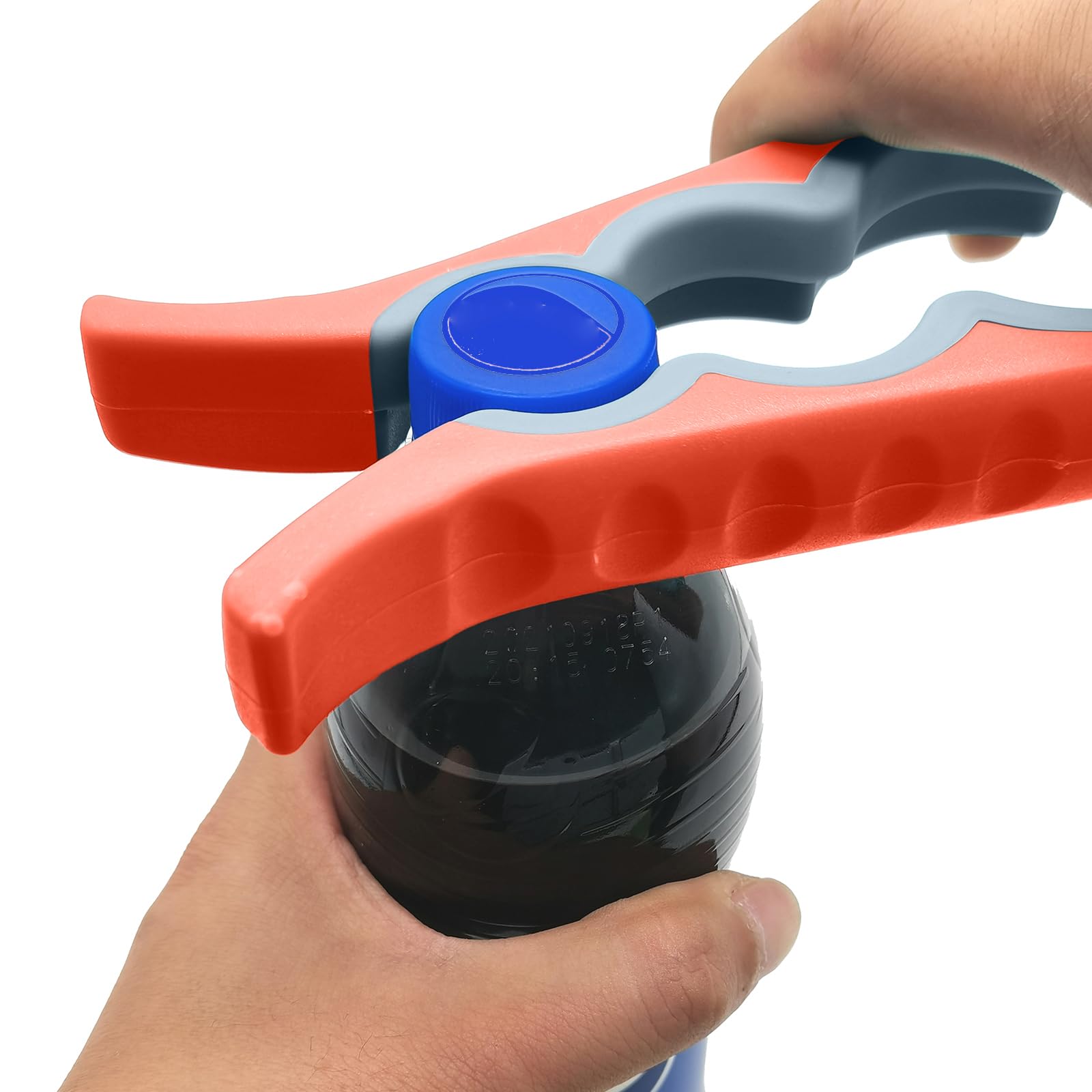 Otstar Jar Opener Bottle Opener and Can Opener for Weak hands, Seniors with Arthritis and Anyone with Low Strength, Mutil Jar Opener Get Lids Off Easily (Blue and Grey)
