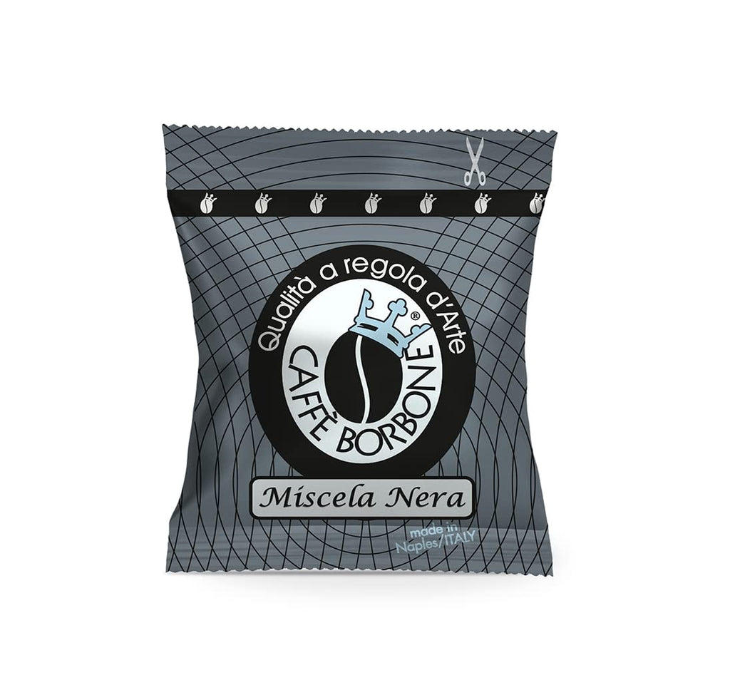 Caffè Borbone Compatible Lavazza Espresso Point 100 Coffee Pods, Blue Blend with Refined Taste, Powerful Character and Intense Aroma, Roasted and Freshly Packaged in Italy