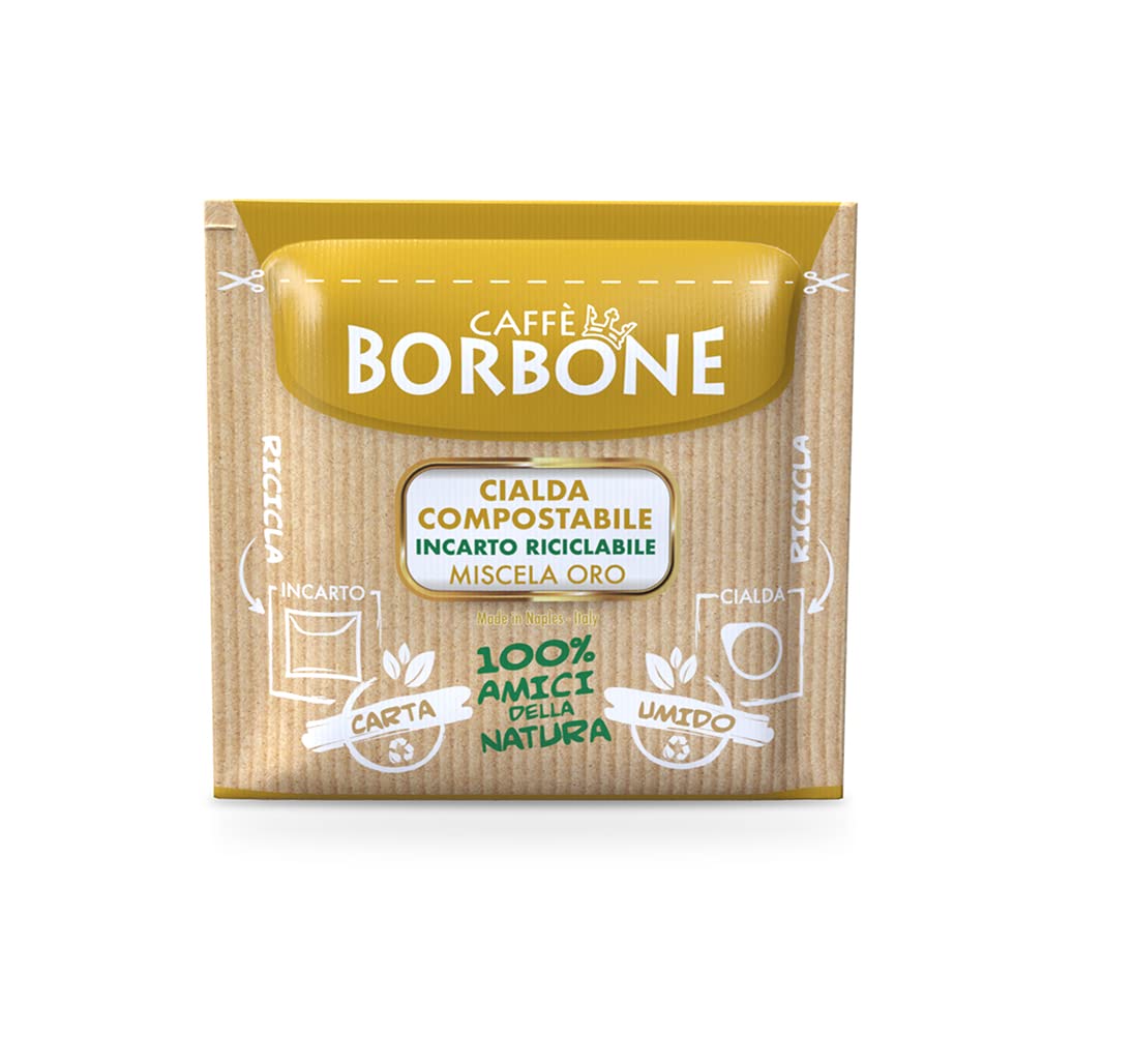 Caffè Borbone Espresso Paper Pods, Blue Blend, Balanced and Full-Bodied, Medium Roast ESE Pods, Authentic Italian Espresso - 150 Count