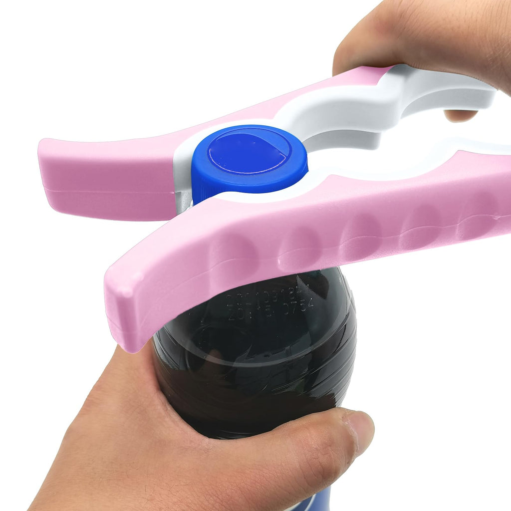 Otstar Jar Opener Bottle Opener and Can Opener for Weak hands, Seniors with Arthritis and Anyone with Low Strength, Mutil Jar Opener Get Lids Off Easily (Blue and Grey)