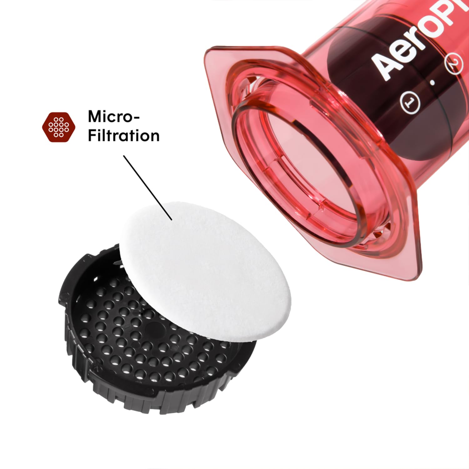AeroPress Original Coffee Press - All-in-One French Press, Pour-Over & Espresso Style Manual Brewer, 2 Min Brew for Less Bitterness, More Flavor, Small Portable Coffee Maker, Travel & Camping