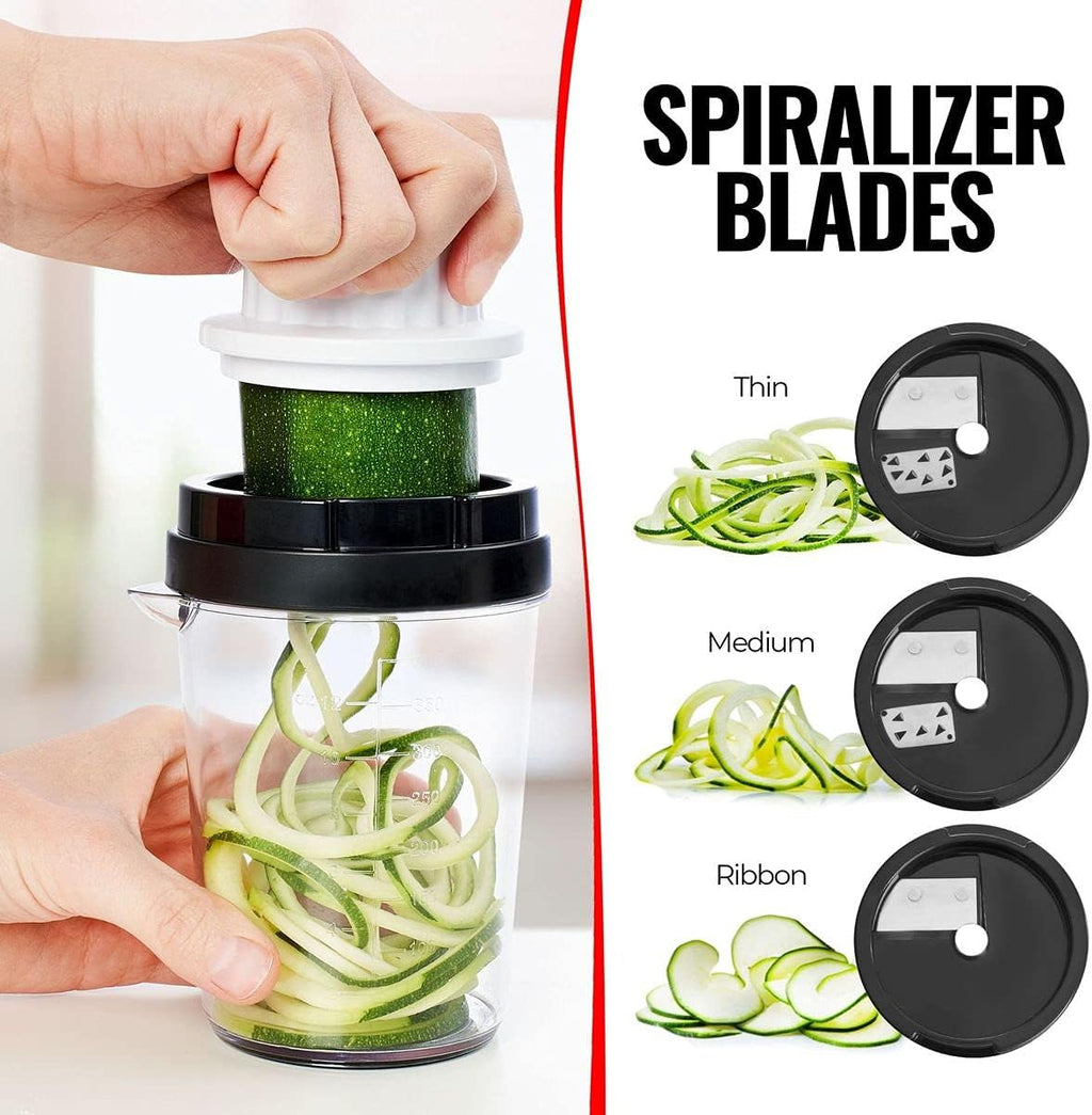 fullstar Spiralizer 6 in 1 + 34 Pack Food Container