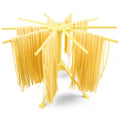 KEOUKE Collapsible Pasta Drying Rack - Foldable 10-Rod Pasta Dryer, Compact & Sturdy Design for Homemade Spaghetti Noodles, Easy Storage, Plastic