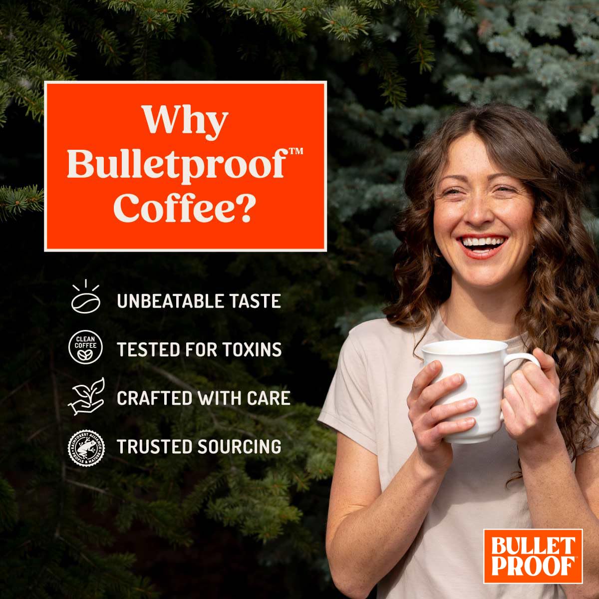 Bulletproof Original Medium Roast Ground Coffee,100% Arabica Coffee, Clean Coffee Tested for Toxins, Sustainably Sourced, 12 Ounces