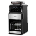 Gevi 10-Cup Drip Coffee Maker with Built-in Burr Grinder & Programmable Timer, 1.5L Water Tank, Auto Keep-Warm, Reusable Filter - Fresh Ground Coffee Machine (Black)