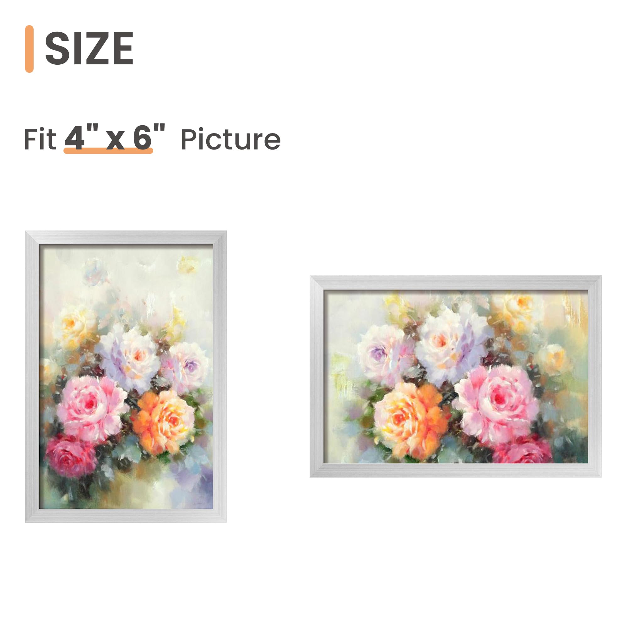 upsimples 5x7 Picture Frame Set of 3, Made of High Definition Glass for 5 x 7 Black Frames, Wall and Tabletop Display Thin Border Photo Frame for Home Décor