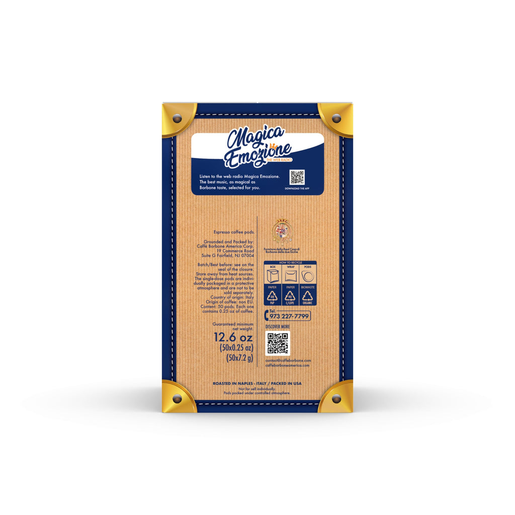 Caffè Borbone Espresso Paper Pods, Blue Blend, Balanced and Full-Bodied, Medium Roast ESE Pods, Authentic Italian Espresso - 150 Count