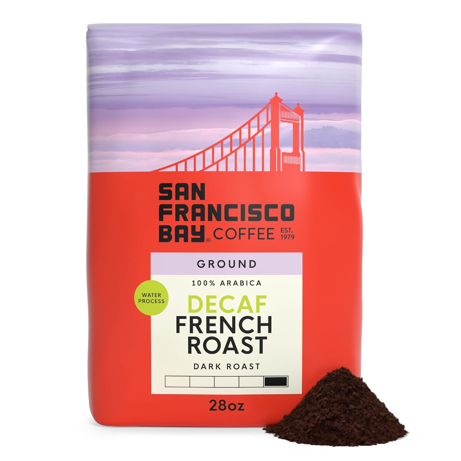 San Francisco Bay Ground Coffee, Bay Bridge Blend (28 oz Bag), Medium Roast Coffee