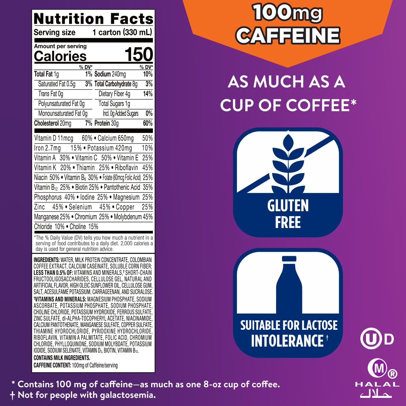Ensure Max Protein Shake | French Vanilla | Ready to Drink | 30g Protein for Muscle Health | 1g Sugar, 4g Fiber | 11 fl oz, 12 Pack