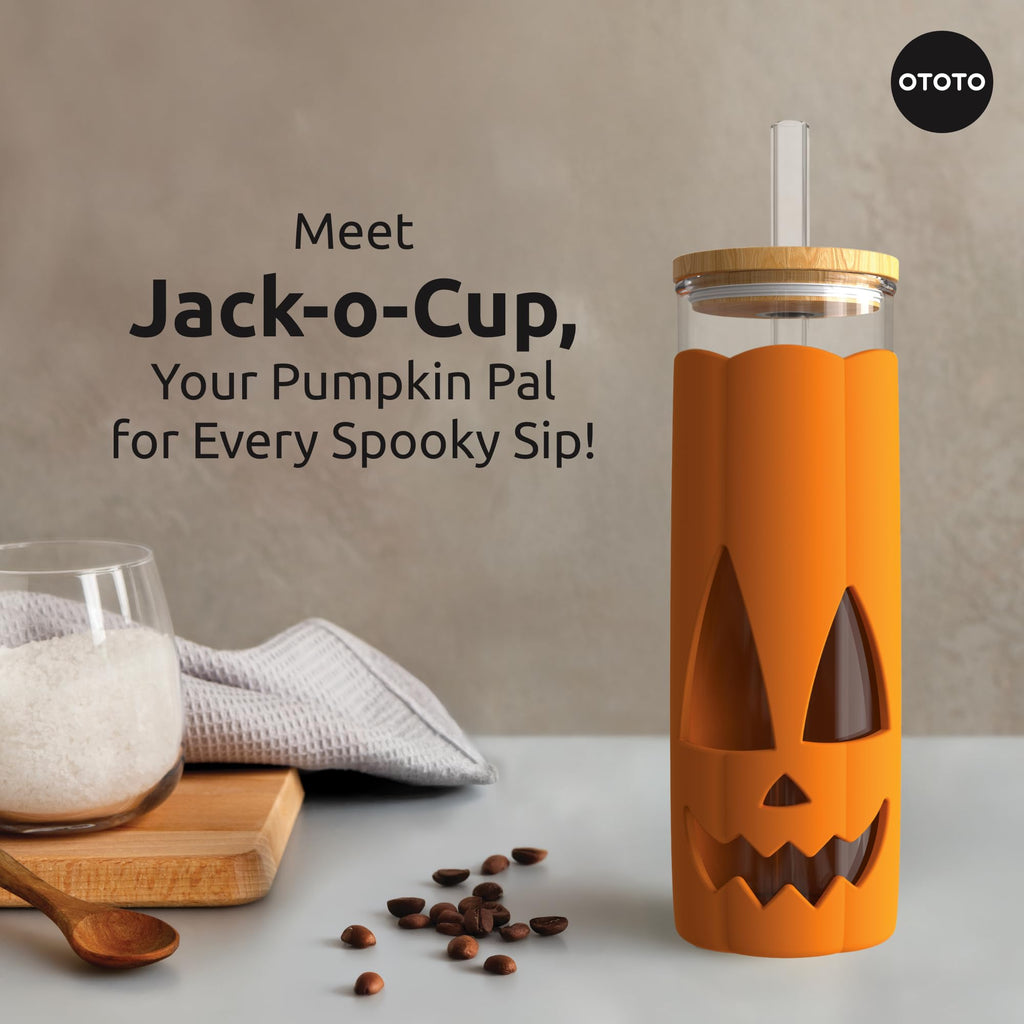 OTOTO Spooky Bootle - Halloween, Halloween Tumbler, Accessories, Insulated Water Bottle, Stainless Steel, Cute Water Bottle, Leak Proof Water Bottles, Spooky, Witchy, Goth Gifts, 18oz.