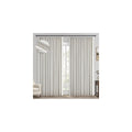 Topfinel Extral Wide Curtains, Pinch Pleated 100% Blackout Linen Drapery Panels with Hooks, Pinch Pleat Drapes for Patio Sliding Door Large Window Living Room Track, 72" Wx96 L 2 Panel