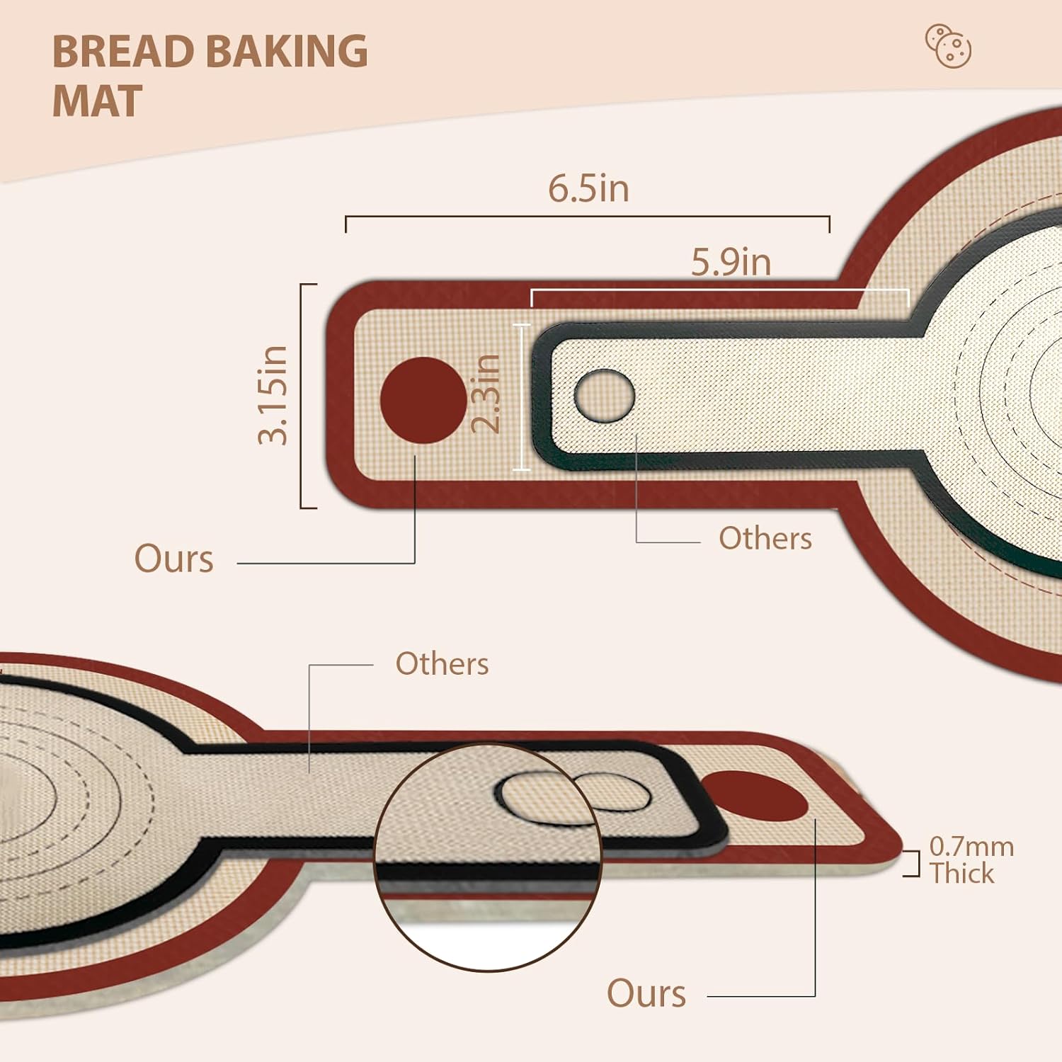 Silicone Bread Loaf Pan 2PC + Bread Sling Set, Non-Stick, Easy Release & Transfer, Dishwasher Safe