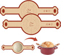 Silicone Sourdough Bread Sling Mat for Dutch Oven, 2 Pack Non-Stick & Easy Clean Reusable sourdough mat, Easy and Stable to Transfer Sourdough Bread, Round