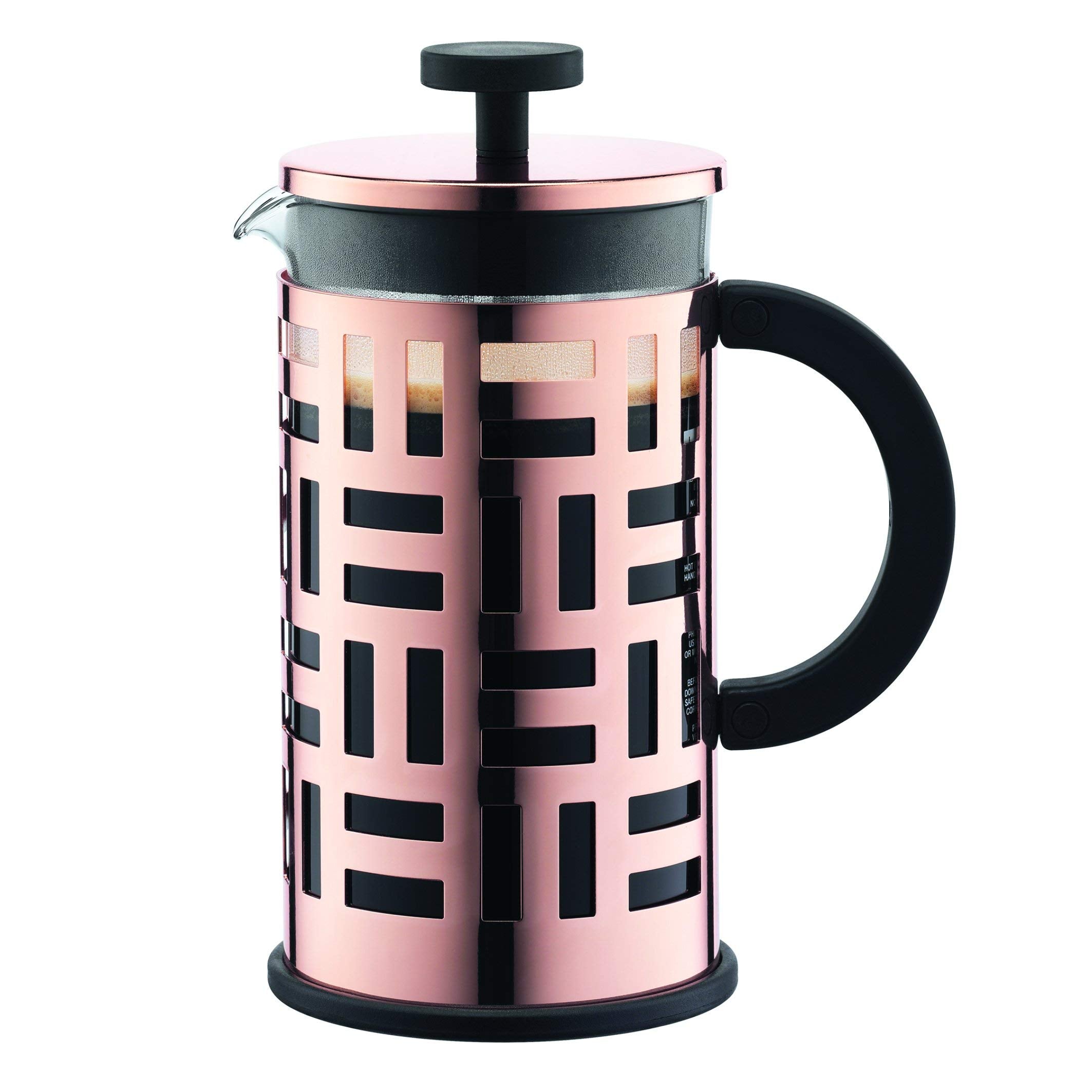 Bodum 34oz Pour Over Coffee Maker, High-Heat Borosilicate Glass with Reusable Stainless Steel Filter and Cork Grip - Made in Portugal