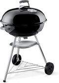 Weber Jumbo Joe Premium Charcoal Grill, 22‑Inch, Black – Portable Outdoor BBQ Grill with Durable Plated Steel Grates, Porcelain‑Enameled Bowl & Precision Airflow Control