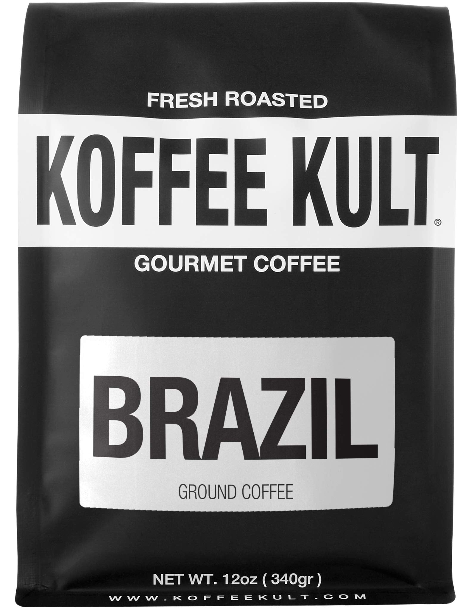Koffee Kult Koffee Kult Medium Roast Smooth and Flavorful Ground Coffee - Perfect for a Relaxing Cup Anytime (Medium Roast, 32oz)