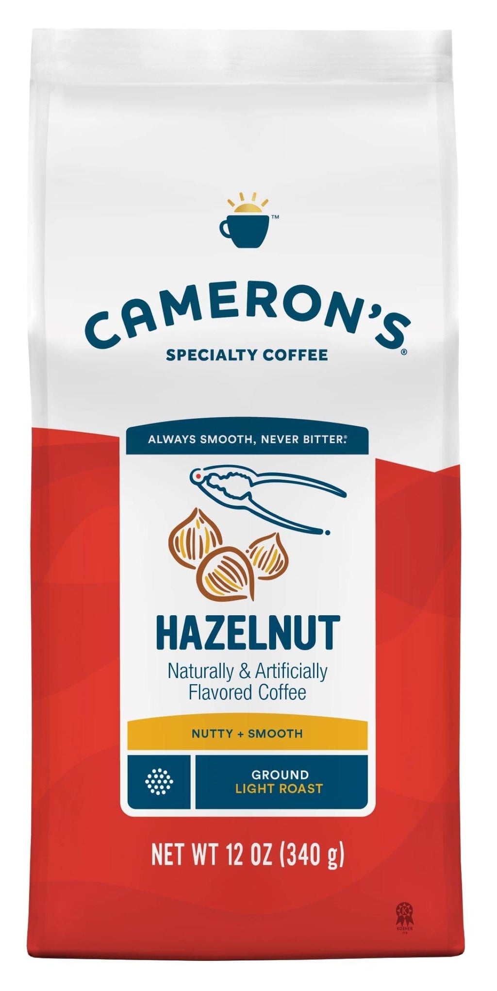 Cameron's Coffee Roasted Ground Coffee Bag, Dark Chocolate Mocha, Smooth Flavored Coffee, Sustainable, Small-batch Roasted, 28 Ounce (Pack of 1)
