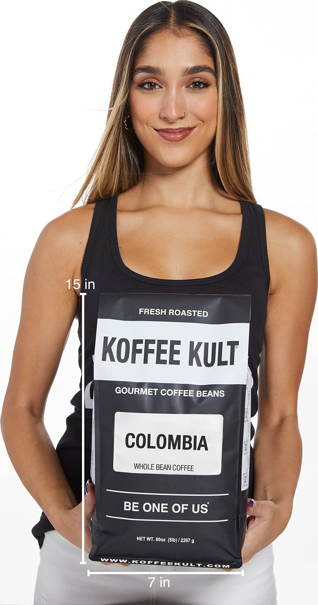 Koffee Kult Koffee Kult Medium Roast Smooth and Flavorful Ground Coffee - Perfect for a Relaxing Cup Anytime (Medium Roast, 32oz)