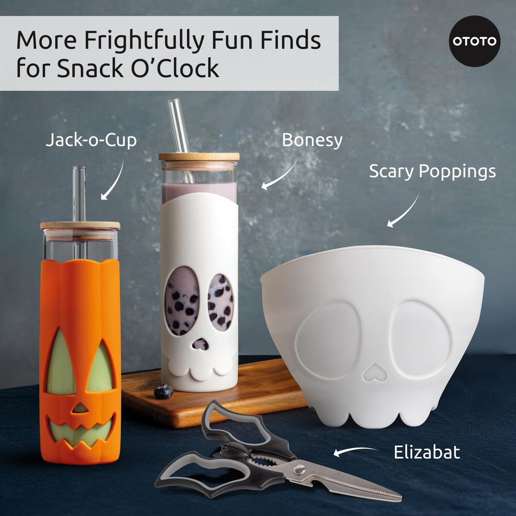 OTOTO Spooky Bootle - Halloween, Halloween Tumbler, Accessories, Insulated Water Bottle, Stainless Steel, Cute Water Bottle, Leak Proof Water Bottles, Spooky, Witchy, Goth Gifts, 18oz.