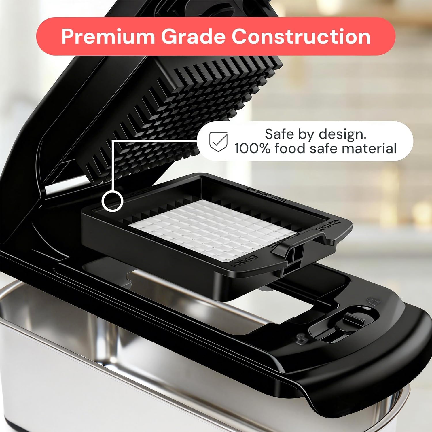 Fullstar The Original Pro Chopper - Vegetable Chopper and Spiralizer, Food Chopper with Container, Fruit Slicer, Kitchen Gadgets & Gifts, Home Essentials (4 in 1, White)