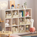 Homsorout Fabric Closet Storage Cubes - 6 Pack Square Storage Bins with Dual Handles for Clothes, Towels, Toys, Cube Storage Organizers for Bedroom, Nursery, Shelves, Closet, Small Spaces, Light Beige