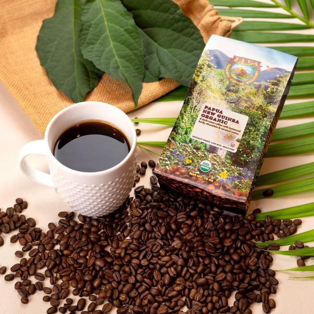Java Planet Low Acid Organic Espresso Whole Bean Coffee 16oz