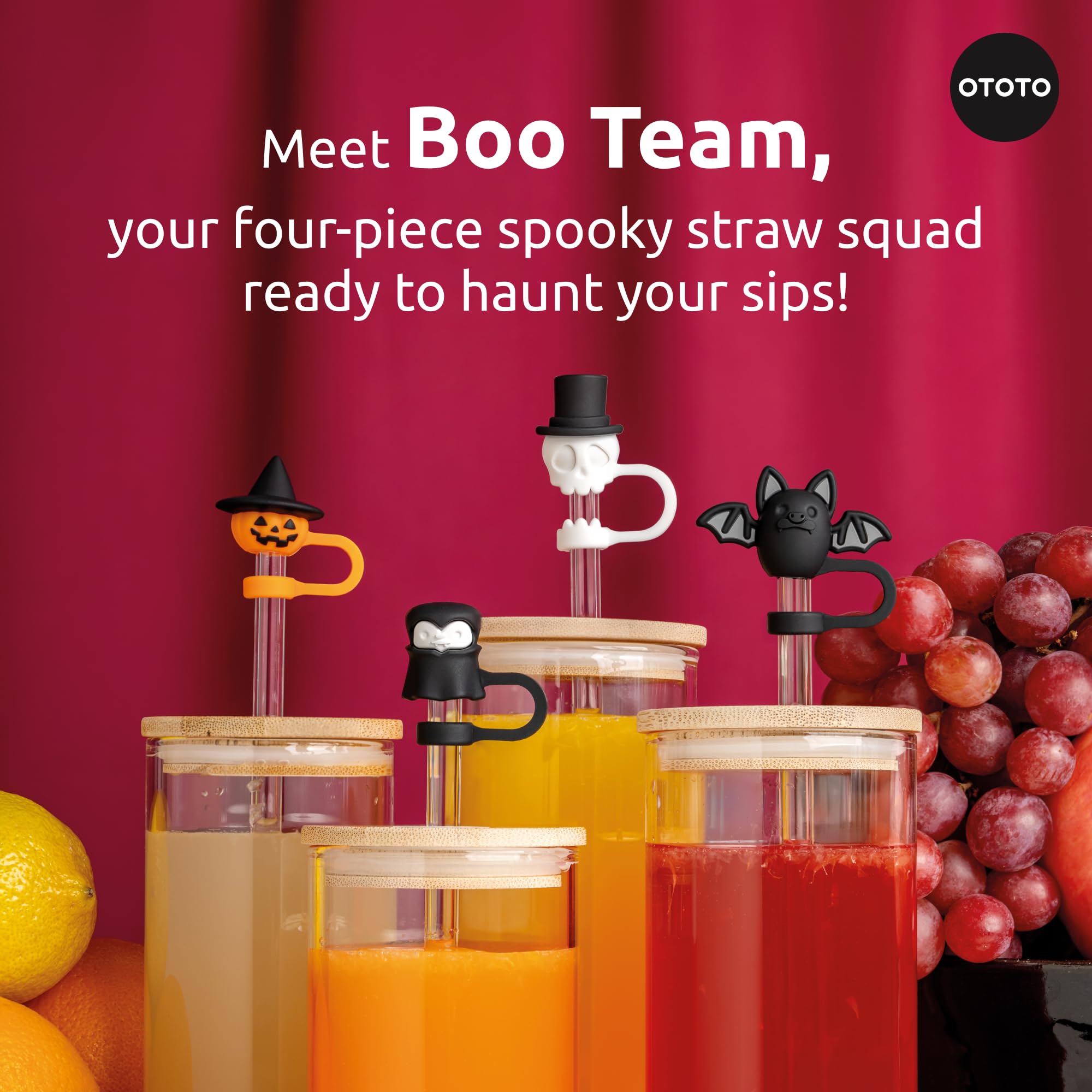 OTOTO Spooky Bootle - Halloween, Halloween Tumbler, Accessories, Insulated Water Bottle, Stainless Steel, Cute Water Bottle, Leak Proof Water Bottles, Spooky, Witchy, Goth Gifts, 18oz.