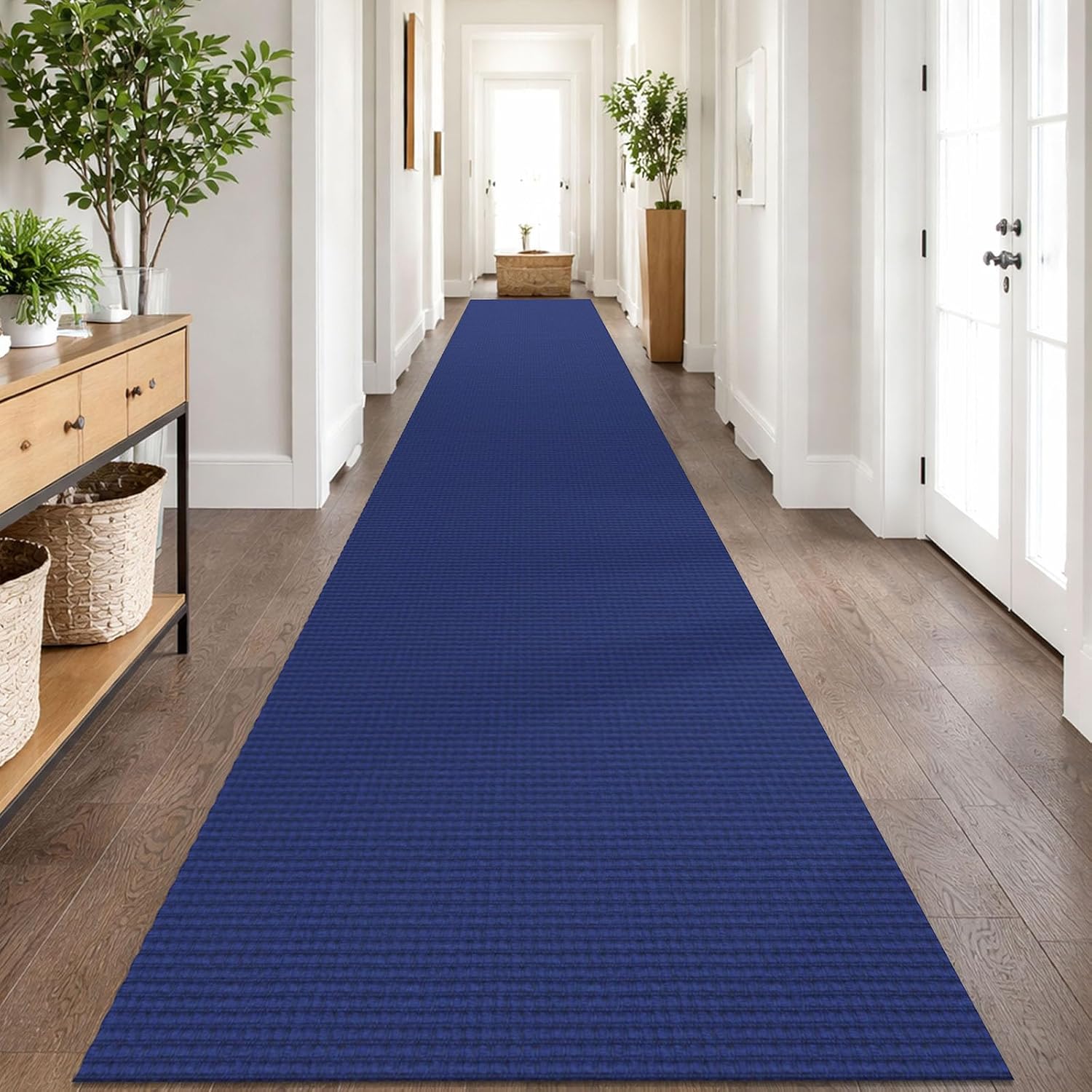 IOHOUZE Small Area Rug 2x3 Washable Woven Rugs for Entryway Non Slip Rubber Backed Kitchen Rugs Indoor Outdoor Doormat Throw Rug Floor Carpet for Entrance Front Door, Orange/Tan/Brown