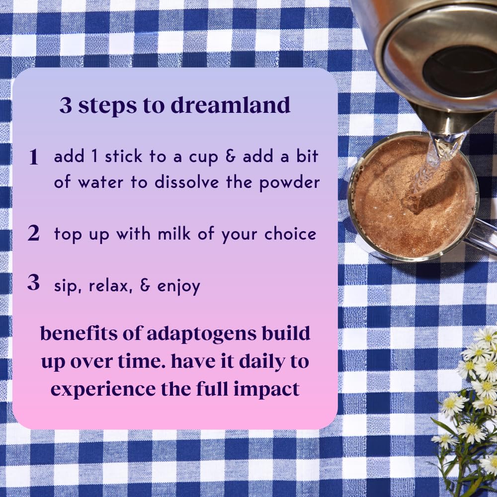 Moment Sleep Powder (Shark Tank) | Hot Chocolate | Melatonin Alternative | 0 Sugar | Low Calorie | Mushroom Drink | Adaptogens, Reishi, GABA, Magnesium, Chamomile | Keto | Dairy Free | 30 Servings