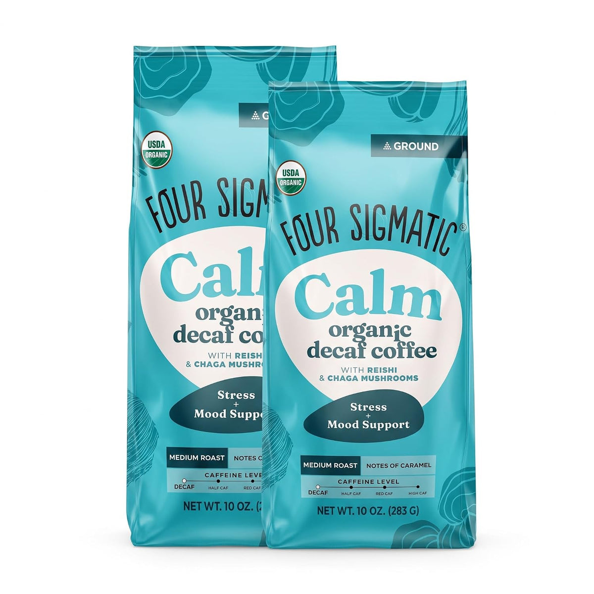 Four Sigmatic Gut Health Organic Ground Coffee | Medium Roast, Immune Boosting Probiotic Mushroom Coffee with Chaga & Turkey Tail for Gut Health & Immune Support | 12oz Bag