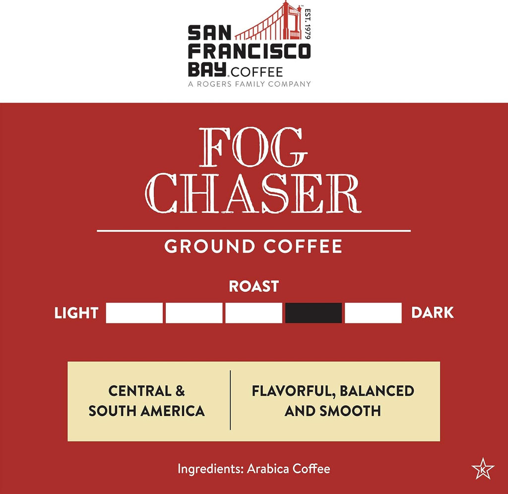 San Francisco Bay Ground Coffee, Bay Bridge Blend (28 oz Bag), Medium Roast Coffee