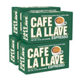 Café La Llave Espresso Ground Coffee, Dark Roast, 10 OZ, Pack of 4