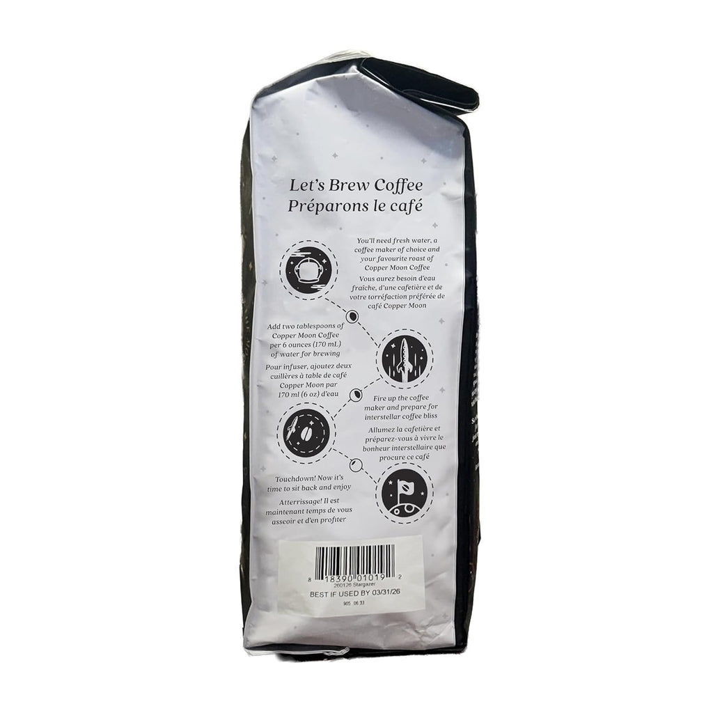 Copper Moon Medium Roast Whole Bean Coffee, Stargazer Blend, 2 Lb