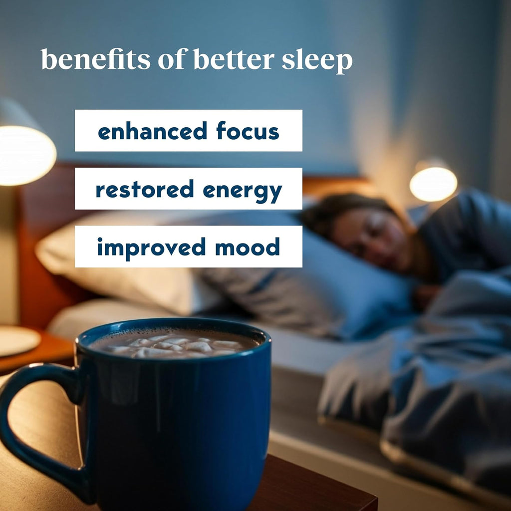 Moment Sleep Powder (Shark Tank) | Hot Chocolate | Melatonin Alternative | 0 Sugar | Low Calorie | Mushroom Drink | Adaptogens, Reishi, GABA, Magnesium, Chamomile | Keto | Dairy Free | 30 Servings