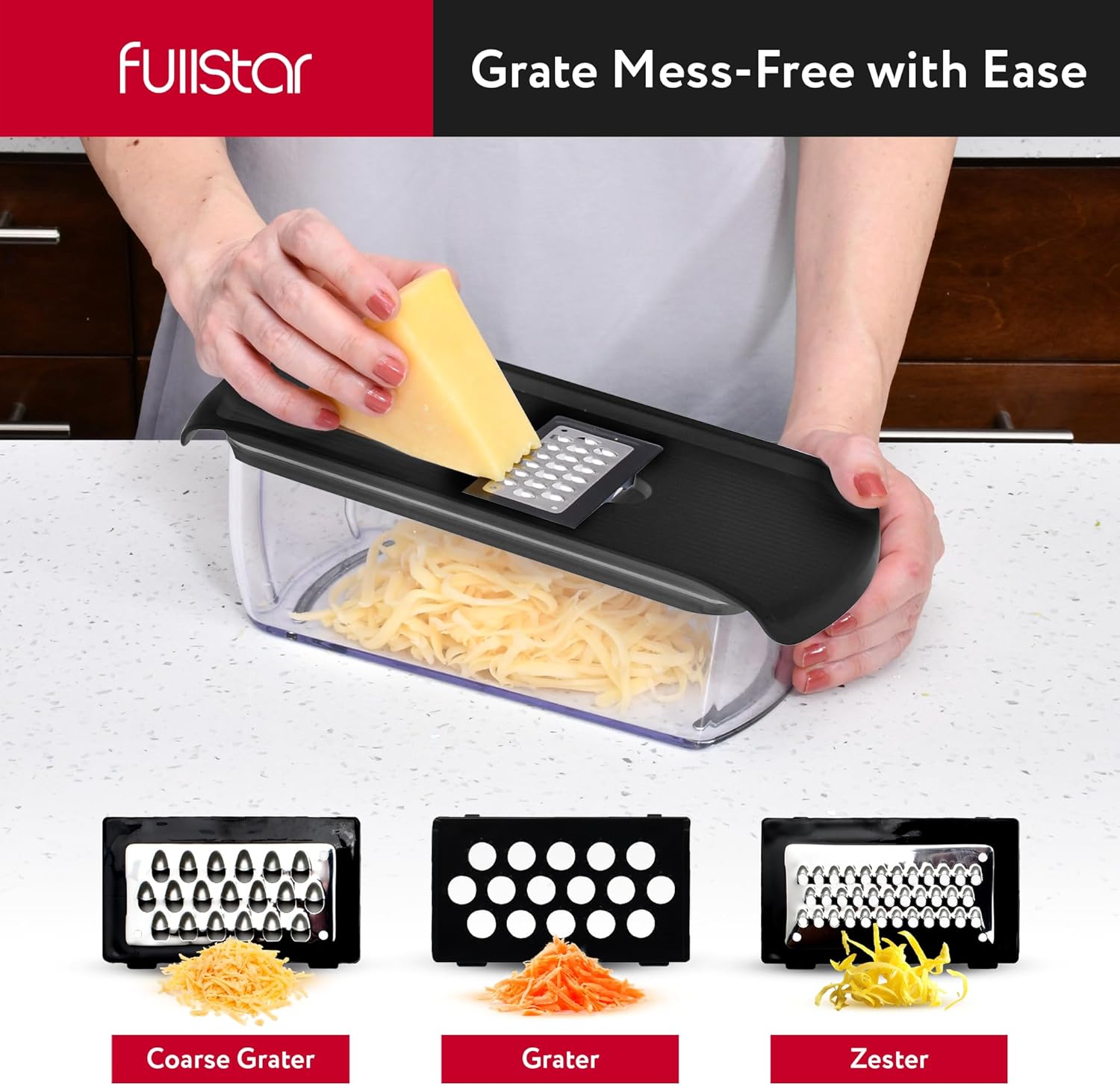 fullstar Bundle: Chopper and 2 Silicone Lids