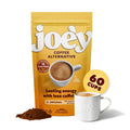 Joey Mushroom Coffee Alternative with Cacao Dandelion Root, and Chicory, Instant Mushroom Coffee Substitute with Superfoods, Vegan Gluten-Free Energy Drink for Focus and Calm, 18 Servings