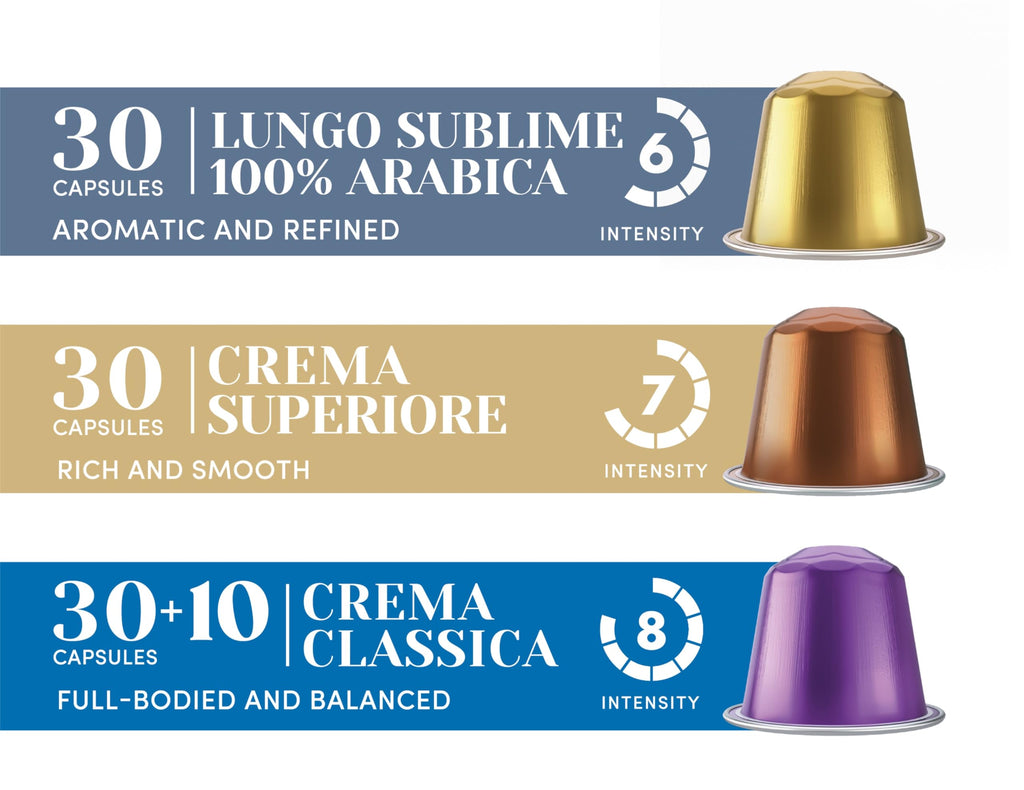 Caffè Borbone Espresso Intenso Aluminum Capsules Compatible with Nespresso Original Machines, Dark Roast, 100 Count