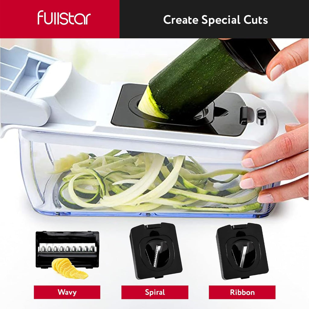fullstar Bundle: Compact Chopper and 2 Silicone Lids