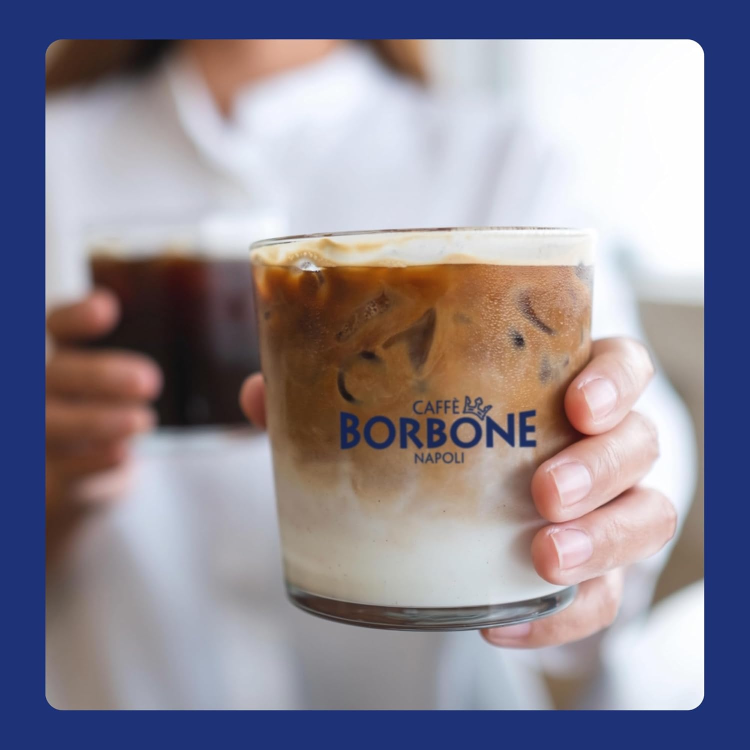 Caffe Borbone Whole Bean Coffee, Medium Roast Arabica and Robusta Blend, Crema Classica, Full-Bodied and Balanced Italian Coffee, 2.2 lb Bag