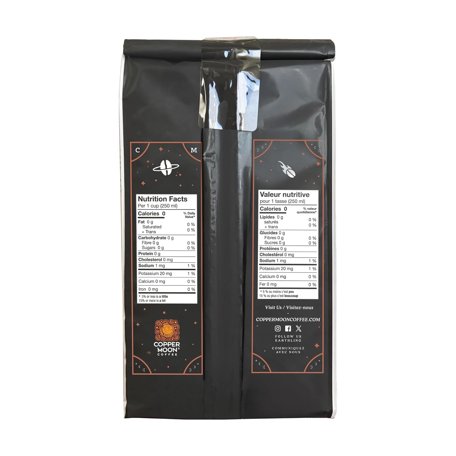 Copper Moon Medium Roast Whole Bean Coffee, Stargazer Blend, 2 Lb