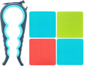 Latest Jar Opener With 4 Rubber Jar Gripper Pads for Weake Hands Senior with Arthritis Hands and Children