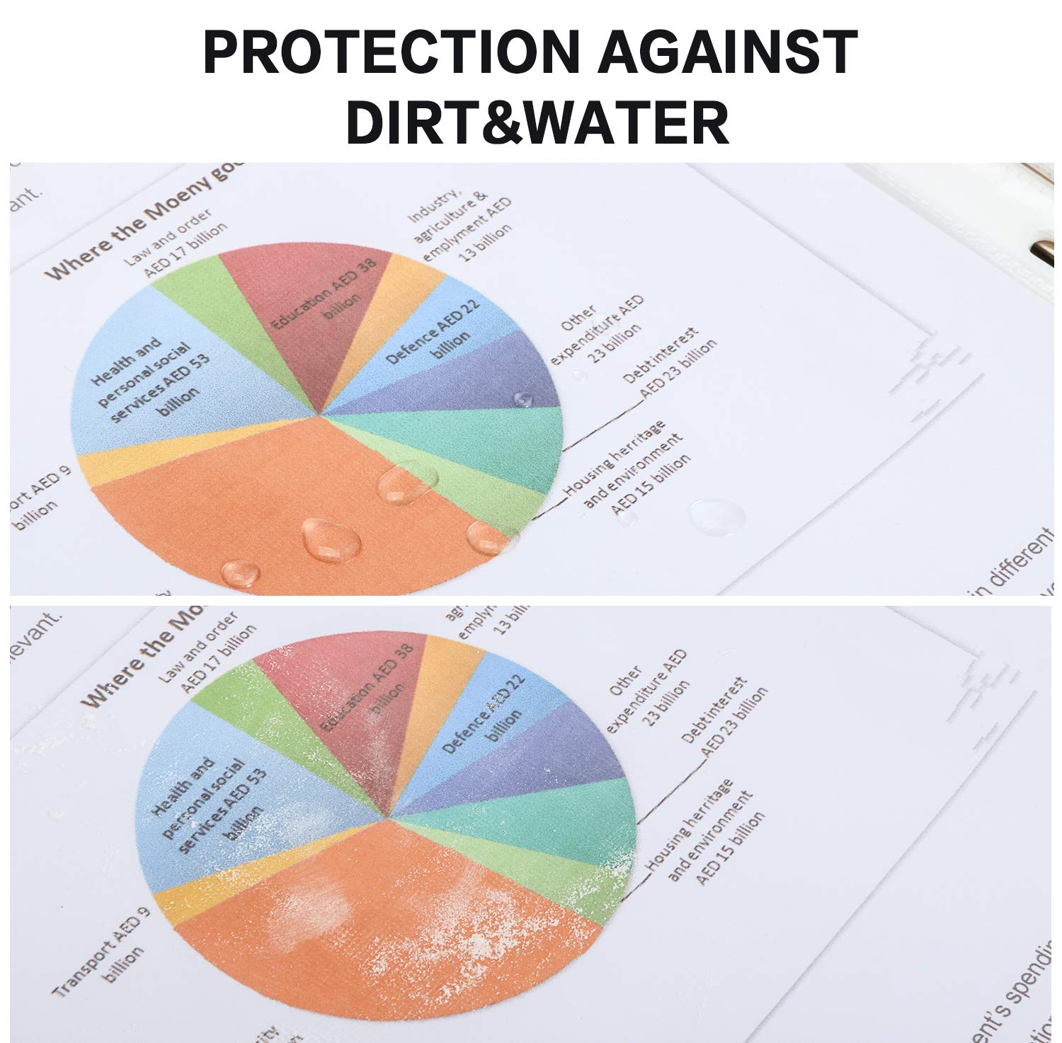 Sheet Protectors, PANDRI 600 Pack Clear Heavy Duty Plastic Page Protectors Sheet Reinforced 11-Hole Fit for 3 Ring Binder Fits Standard 8.5 x 11 Paper, 9.25 x 11.25 Top Loaded, Excluding Acid