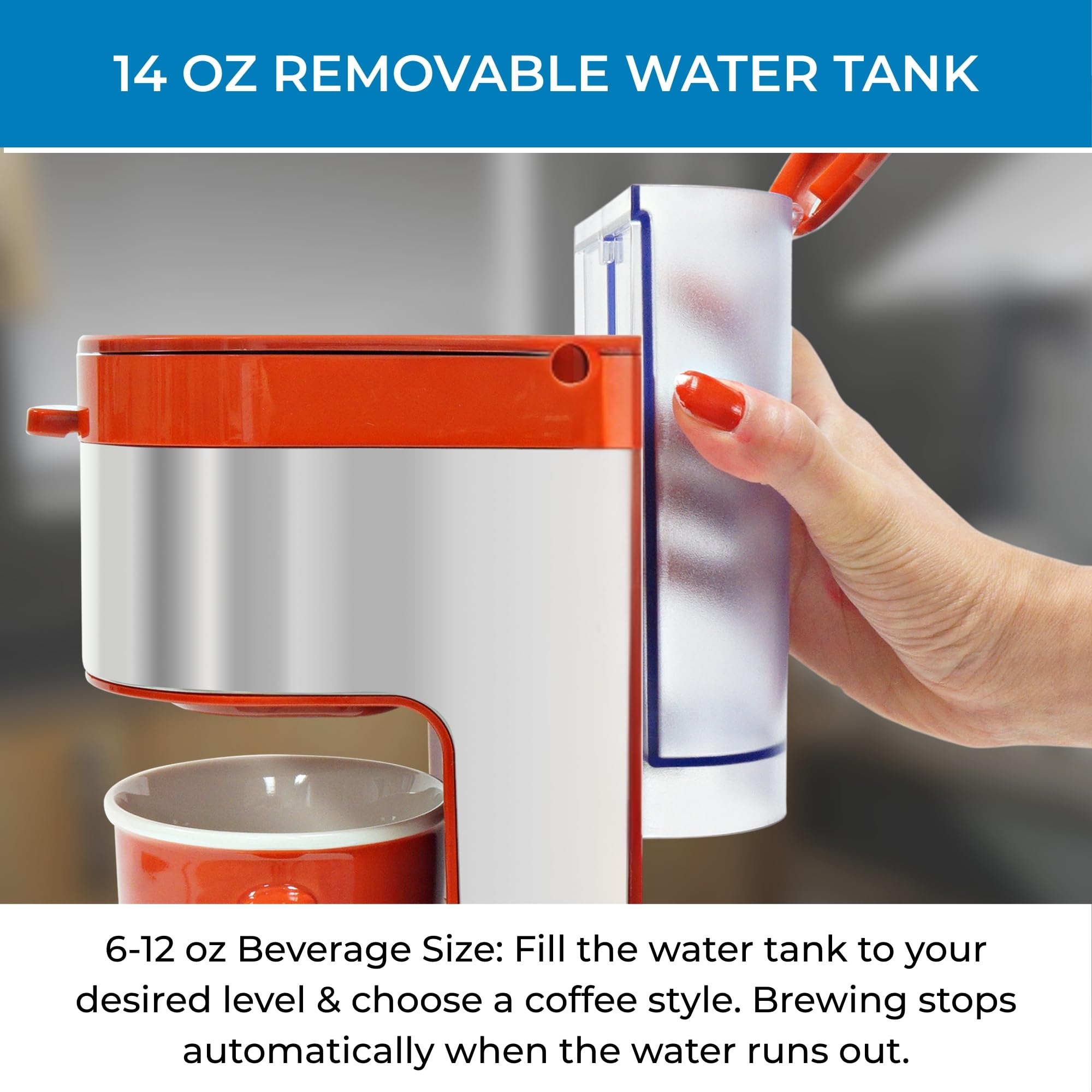 Kenmore Drip Coffee Maker - Programmable Cafe Machine With Glass Pot, Regular & Bold Brew, Auto Shut Off Large Water Reservoir, Reusable Filter, Kitchen Appliances For Cafeteria Barista, 12 Cup Black