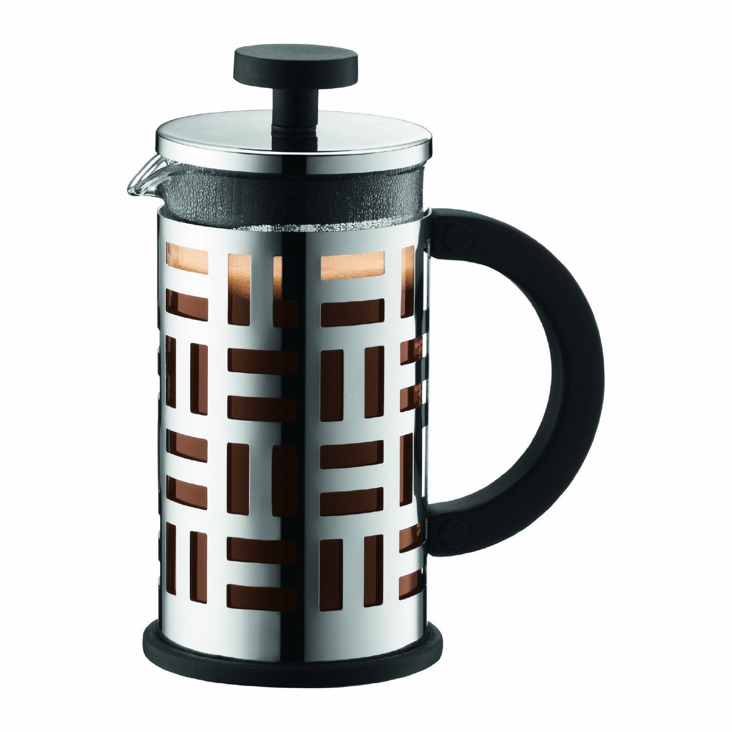 Bodum 34oz Pour Over Coffee Maker, High-Heat Borosilicate Glass with Reusable Stainless Steel Filter and Cork Grip - Made in Portugal