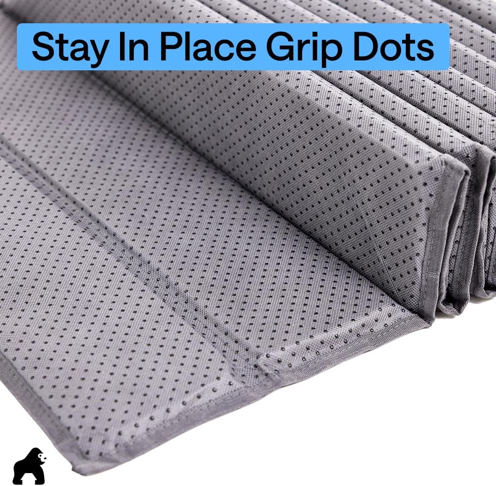GORILLA GRIP Heavy Duty Couch Cushion Support Board to Fix Sagging Sofas, 21.5 x 70 Sofa, Thick Plywood Boards Add Strong Seat Supports, Stays in Place, Replacement Stuffing Under Couches, Grey