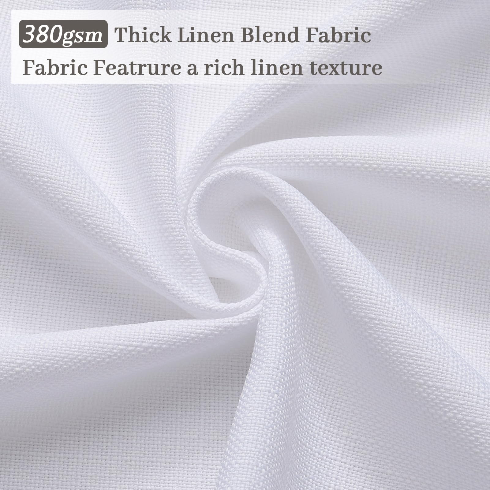 Pinch Pleated Linen Curtains 96 Inches Extra Long Olive Green Drapes, Thick Linen Light Filtering Memory Trained Pleat Curtain for Living Room and Bedroom Privacy 2 Panels Texture with Back Tab