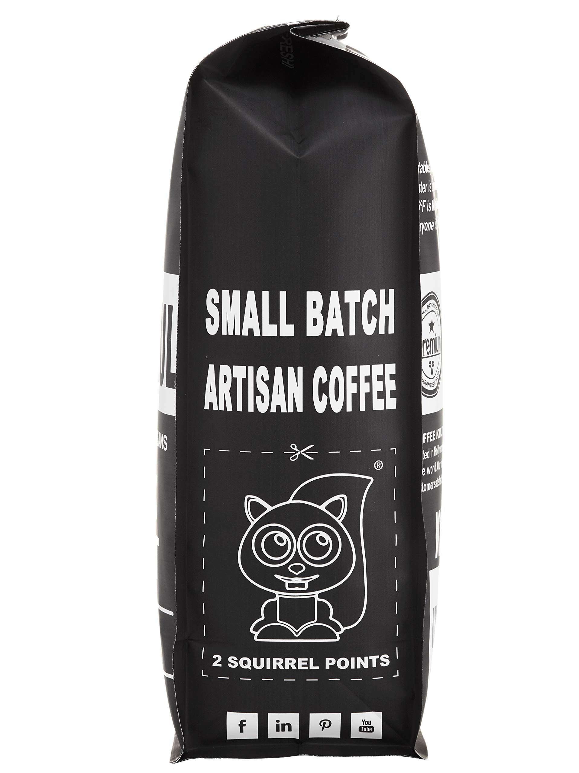 Koffee Kult Koffee Kult Medium Roast Smooth and Flavorful Ground Coffee - Perfect for a Relaxing Cup Anytime (Medium Roast, 32oz)