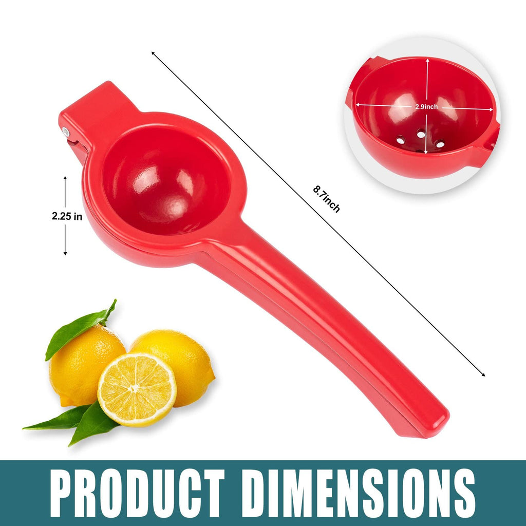 Manual Juicer Citrus Lemon Squeezer, Fruit Juicer Lime Press Metal, Professional Hand Juicer Kitchen Tool(Yellow）