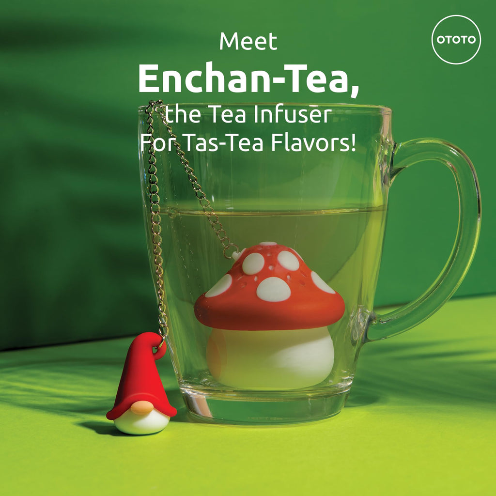 Cute Tea Infuser by OTOTO - Loose Leaf Tea Steeper, Tea Accessories, Tea Diffusers, Tea Infuser for Loose Leaf Tea, Tea Strainers, Cute Gifts, Tea Gift Set, Kitchen Gifts, Cooking Gadgets